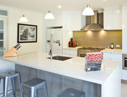 quartz kitchen bench